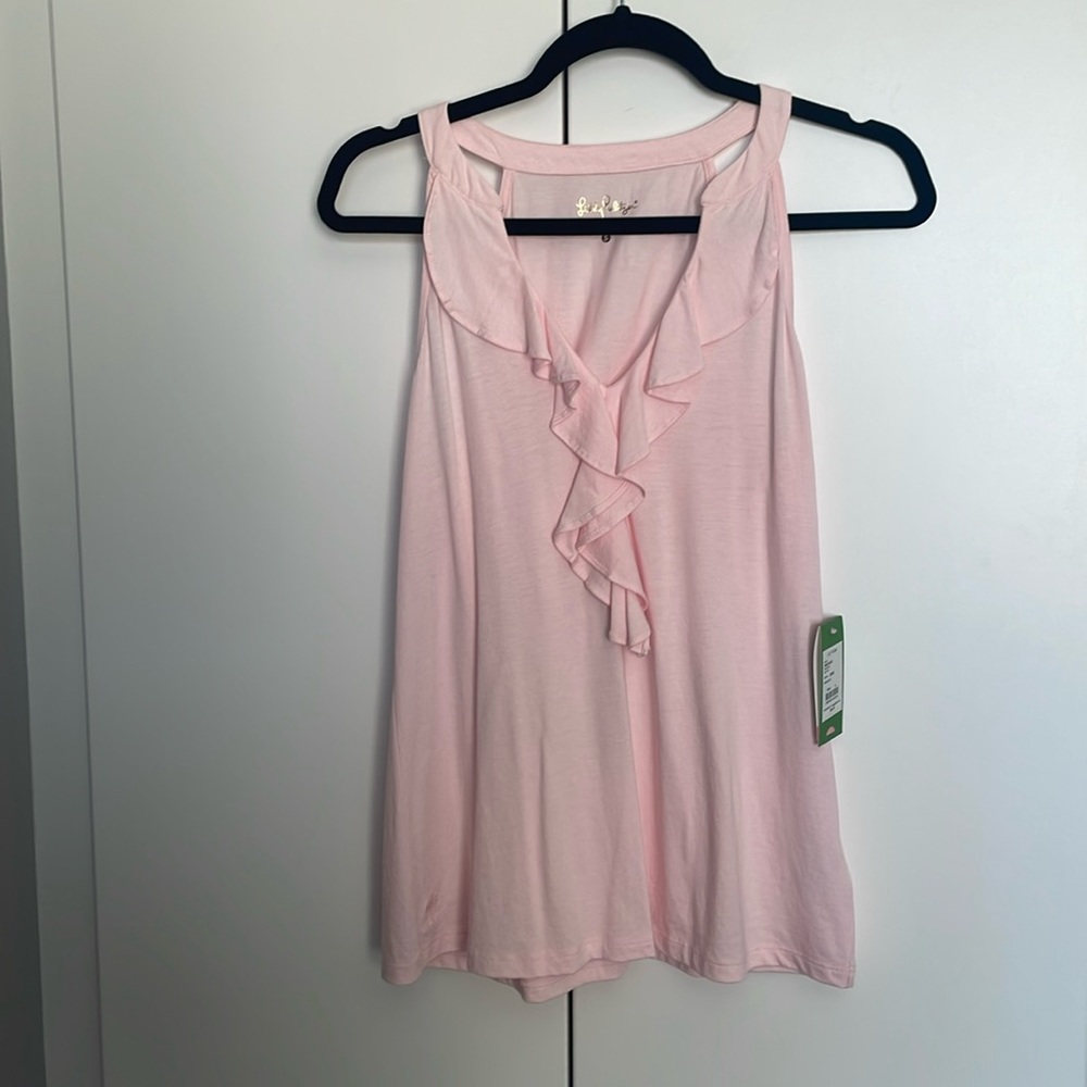Lilly, Pulitzer, pink tank top